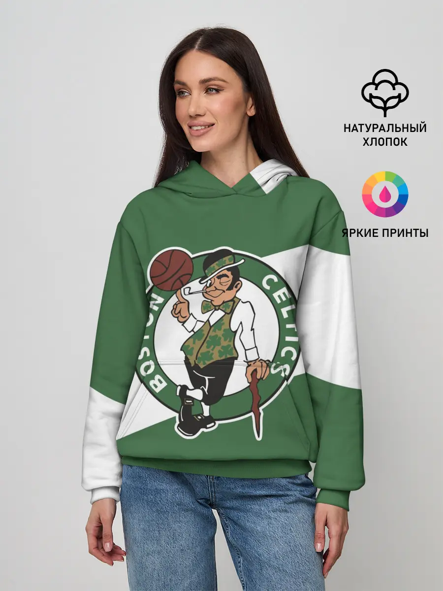 Женское худи / Бостон Селтикс