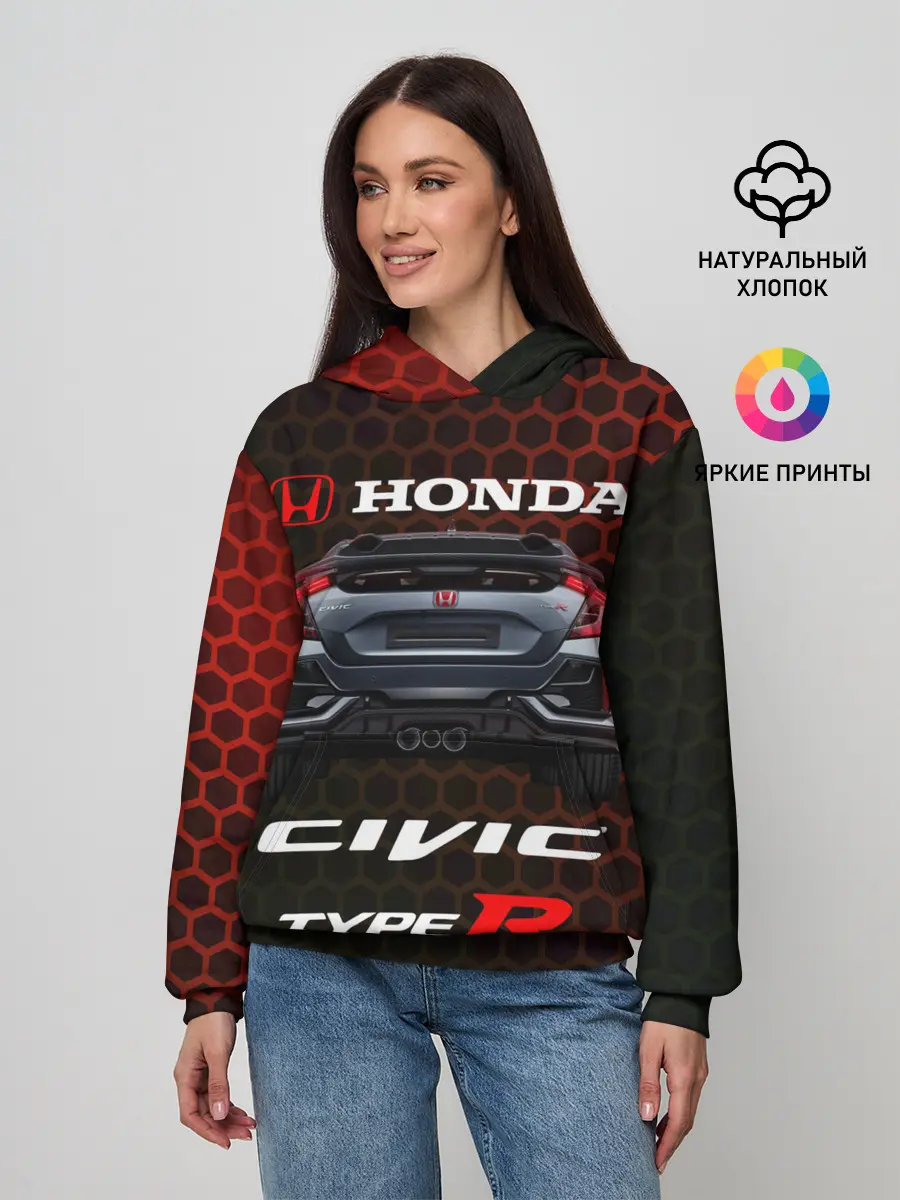 Женское худи / Honda Civic Type R.