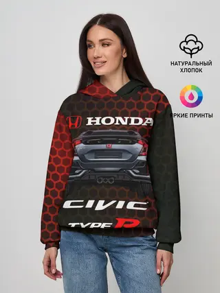 Женское худи / Honda Civic Type R.