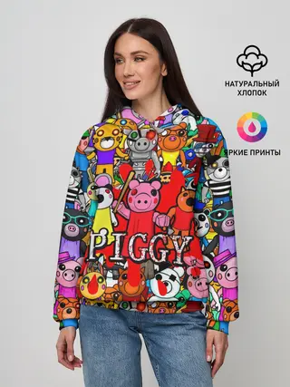 Женское худи / ROBLOX PIGGY