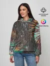Женское худи / Palm glitch art