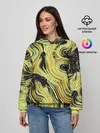Женское худи / Желтые линии