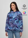 Женское худи / Синие линии