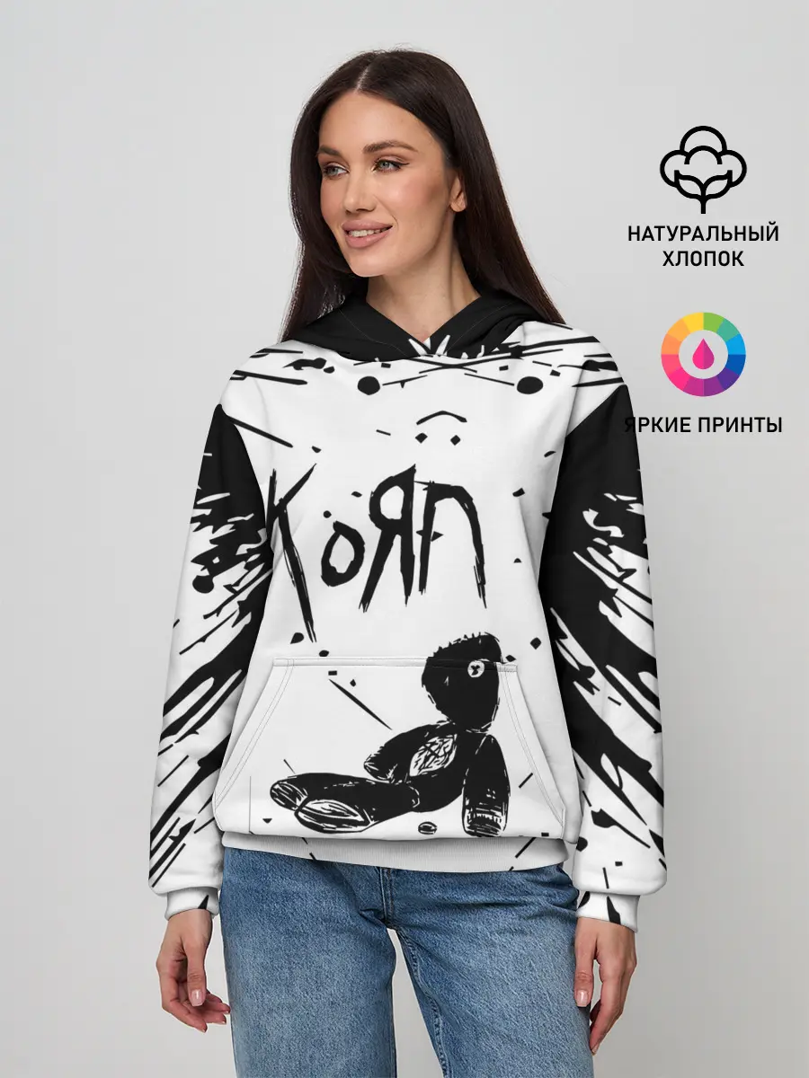Женское худи / korn
