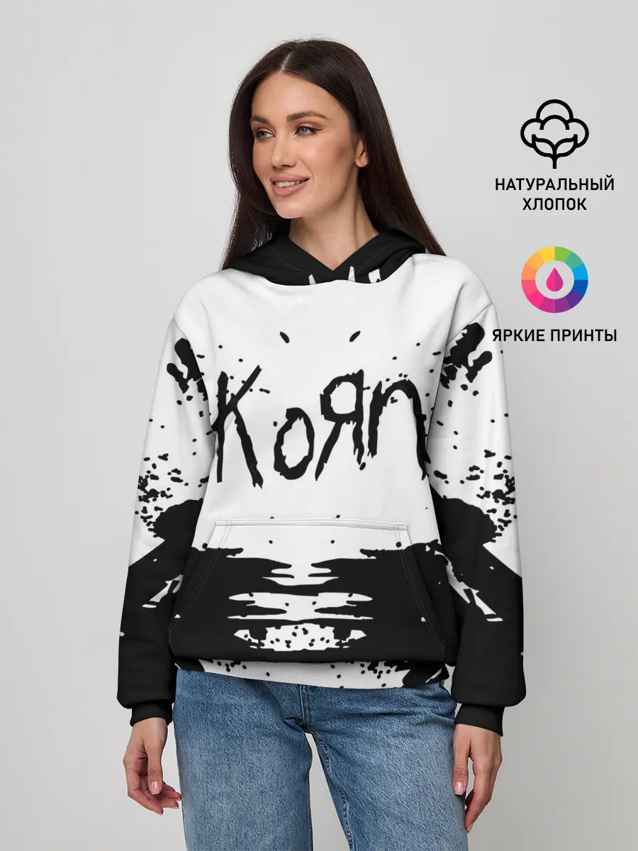 Женское худи / korn
