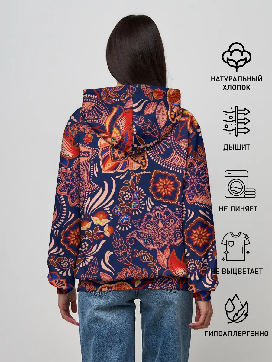 Женское худи / Ornament-$