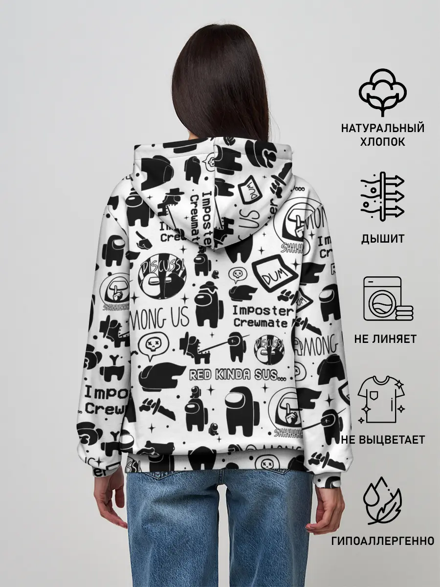 Женское худи / AMONG US