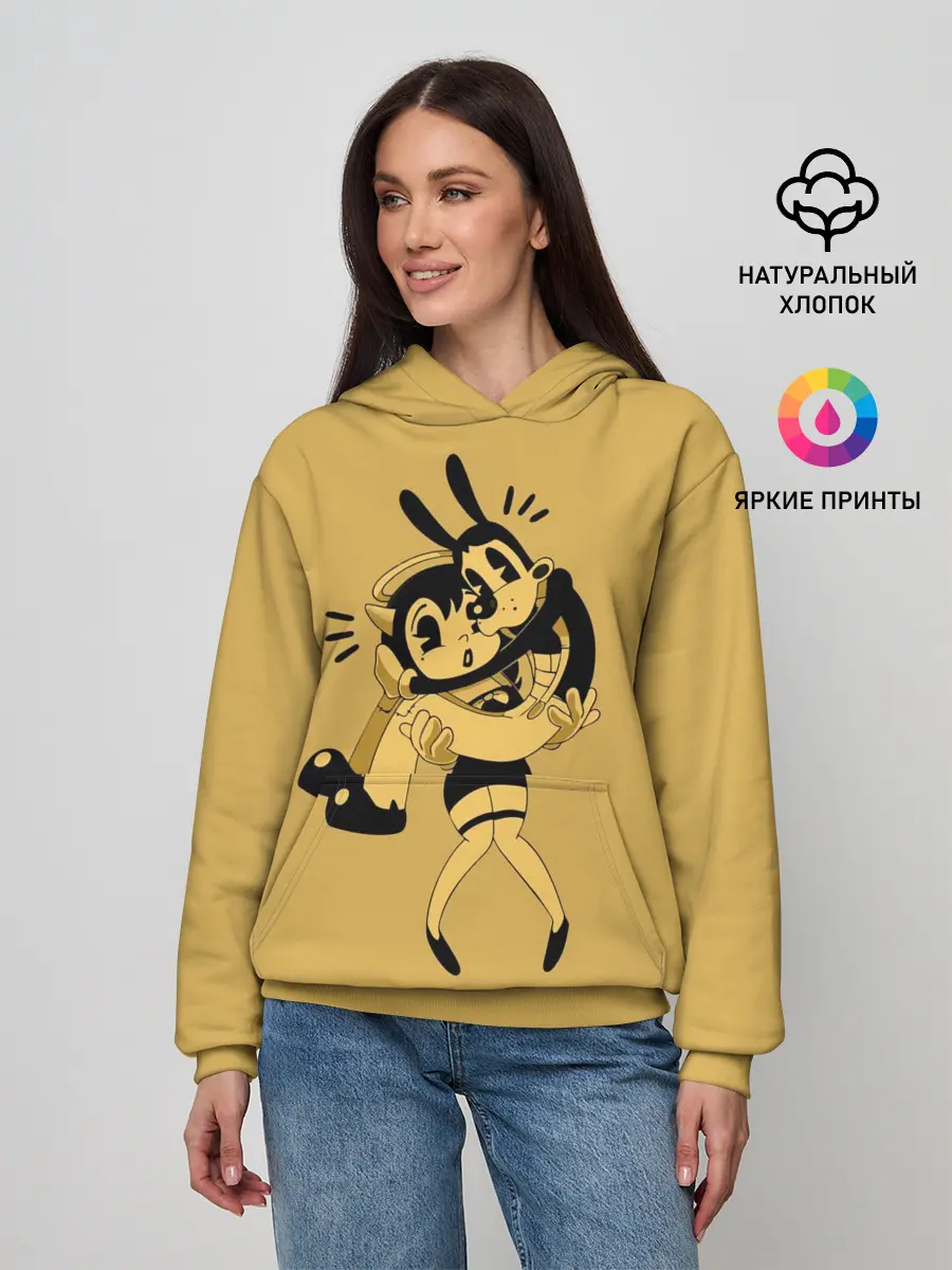Женское худи / Bendy And The Ink Machine