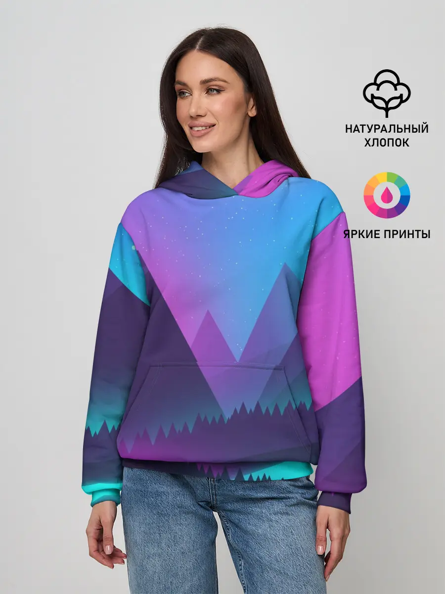 Женское худи / NEON FOREST