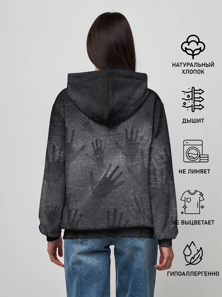 Женское худи / ЛАДОНИ УШЕДШИХ