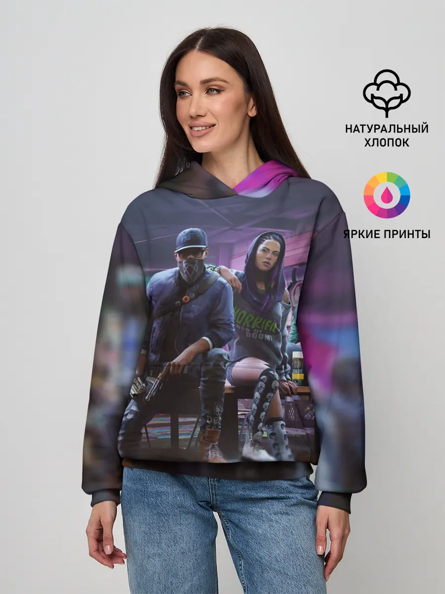 Женское худи / Watch dogs