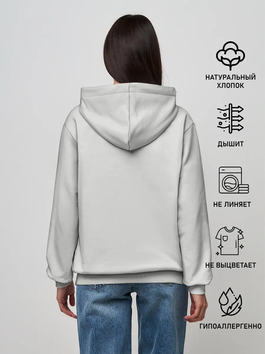 Женское худи / Серьёзная Панда