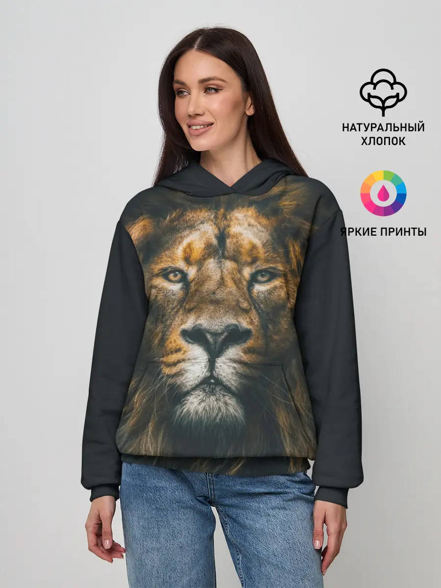 Женское худи / Лев