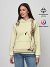 Женское худи / жираф на шее