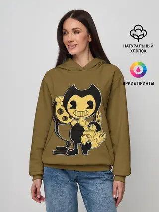 Женское худи / Bendy And The Ink Machine