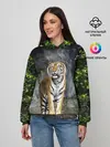 Женское худи / ТИГР В ЛЕСУ
