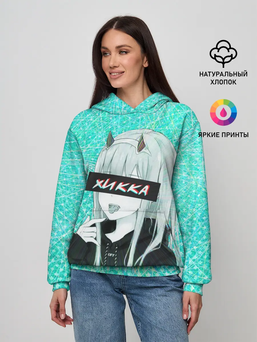 Женское худи / Zero Two Хикка