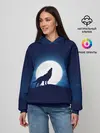 Женское худи / Воющий на луну