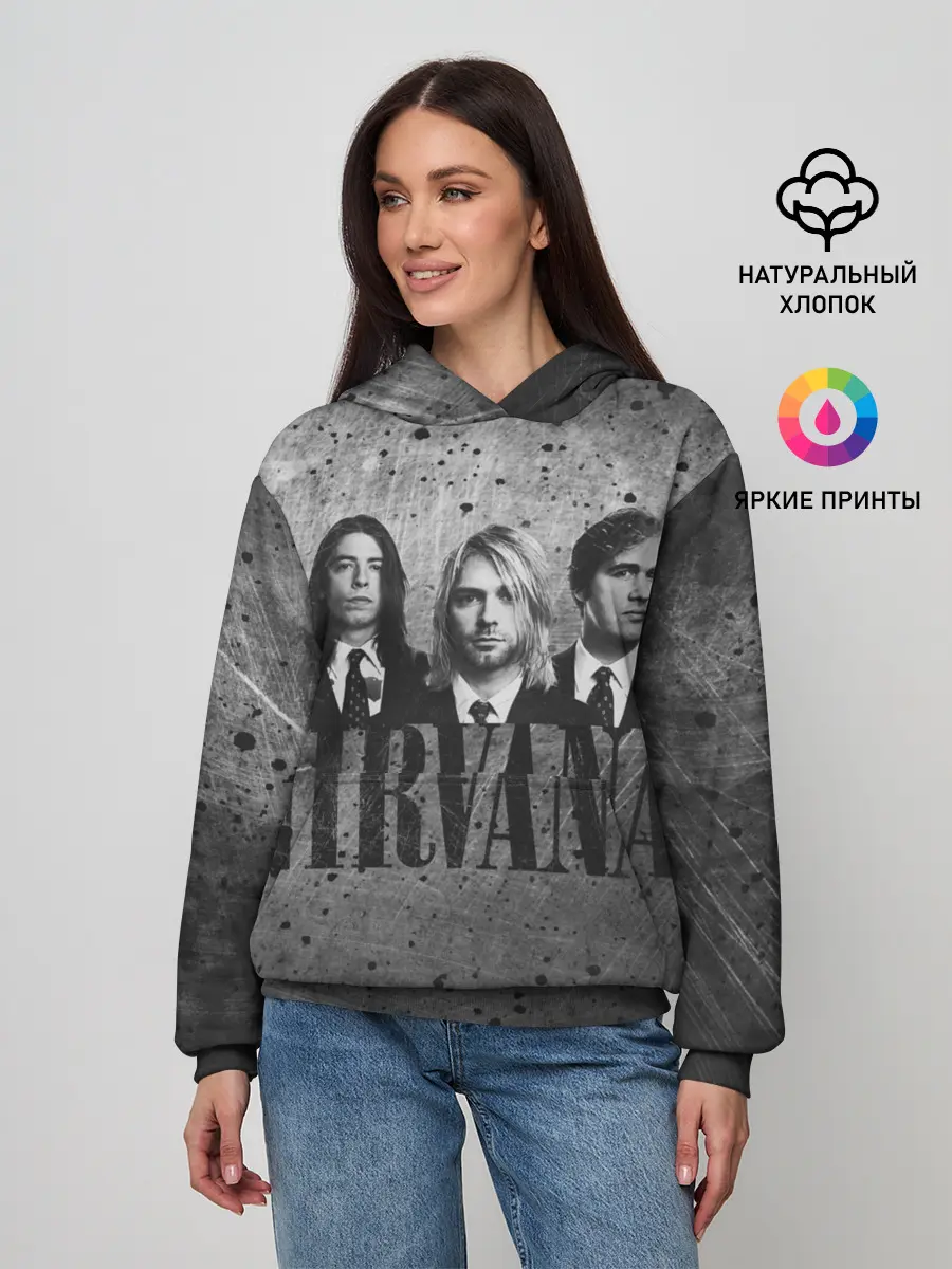 Женское худи / Нирвана