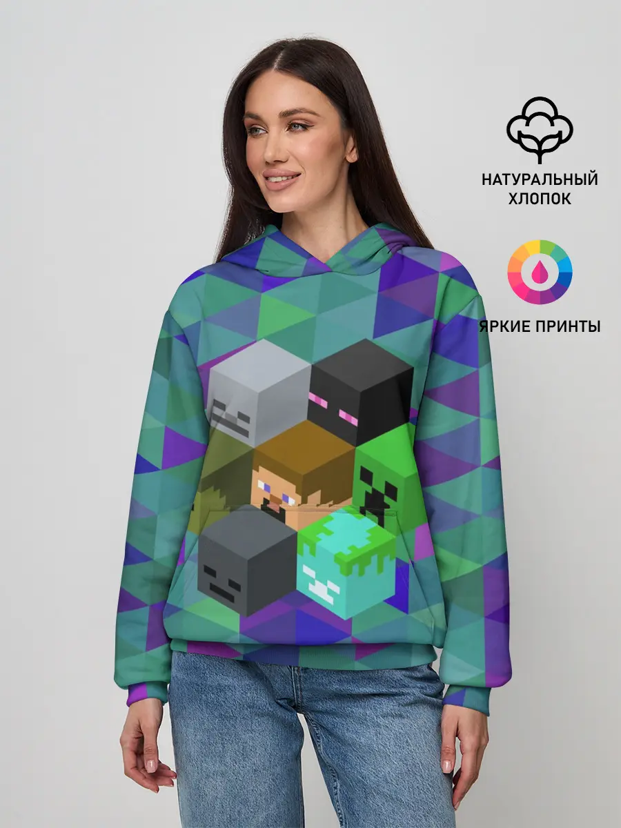 Женское худи / Minecraft