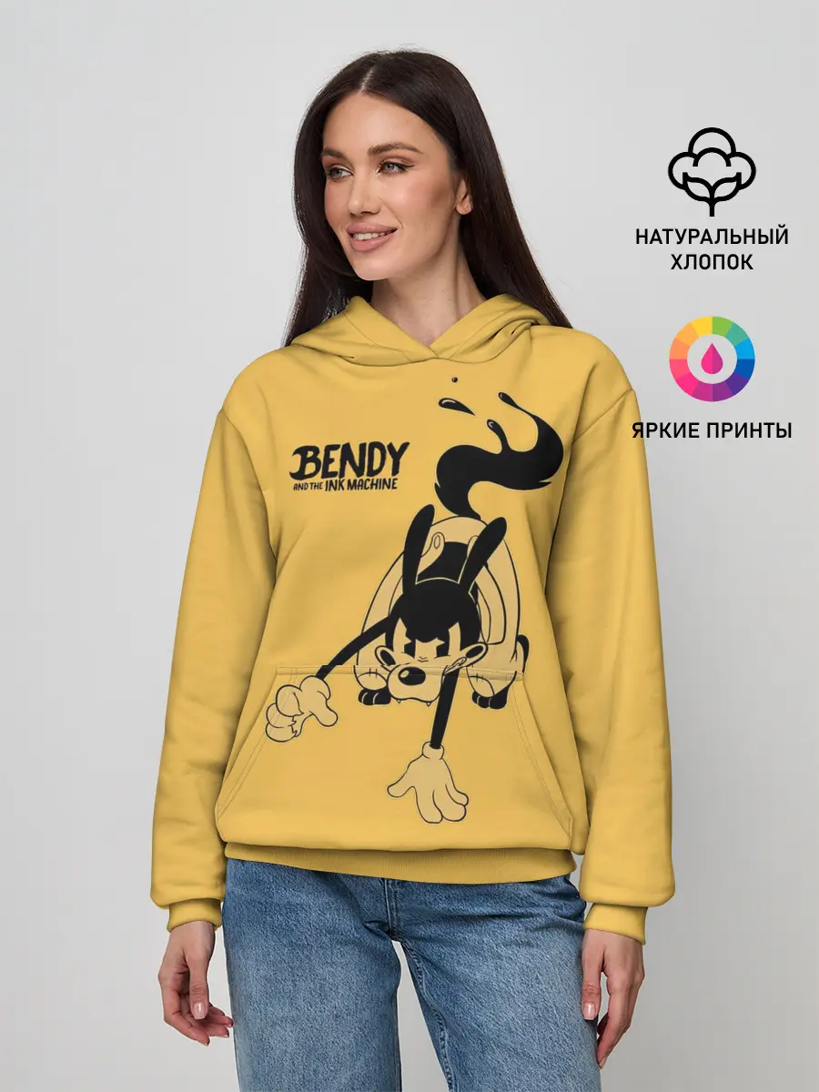 Женское худи / Bendy And The Ink Machine
