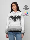 Женское худи / ЧЁРНЫЙ ВОРОН