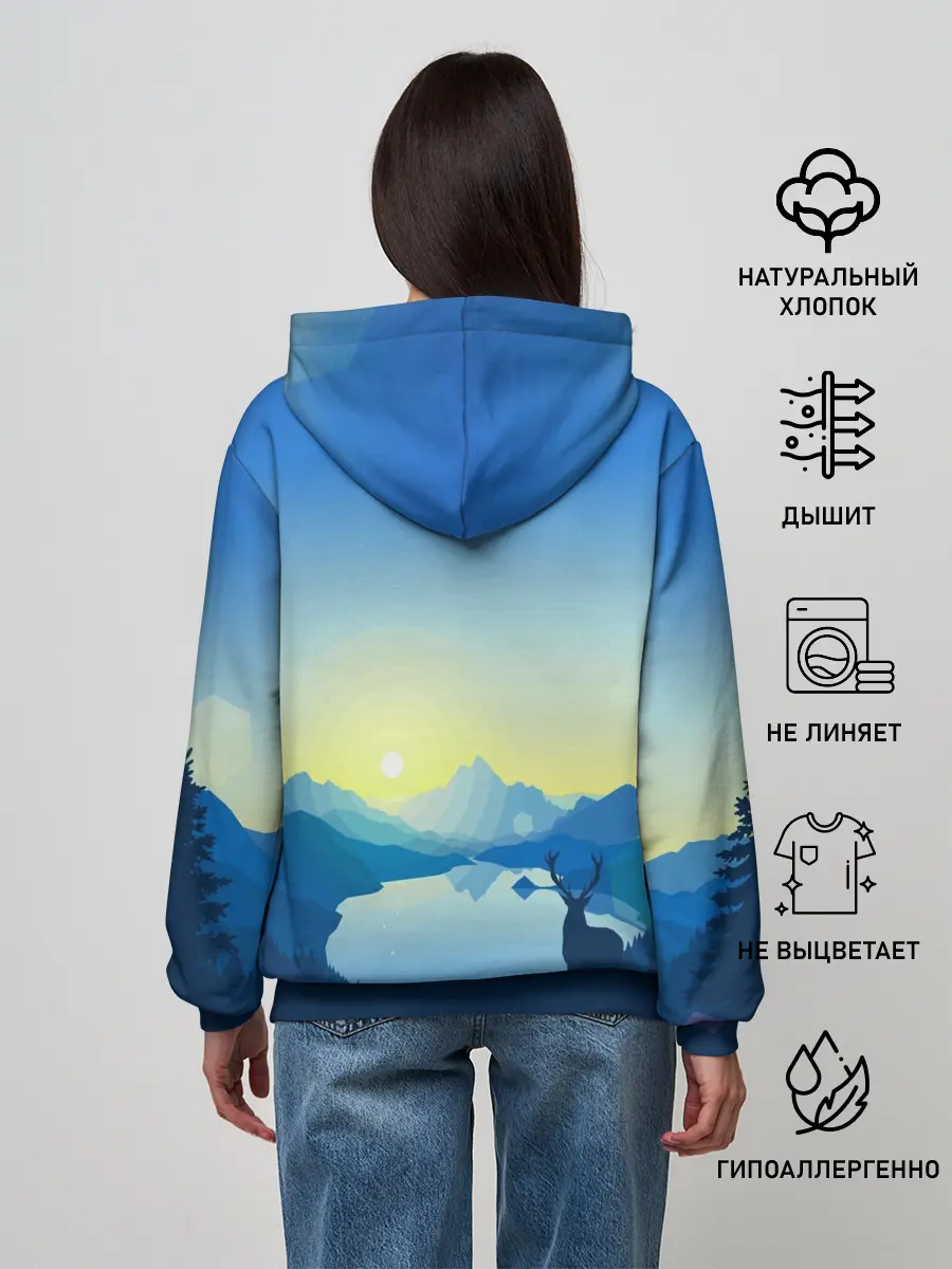 Женское худи / NATURE