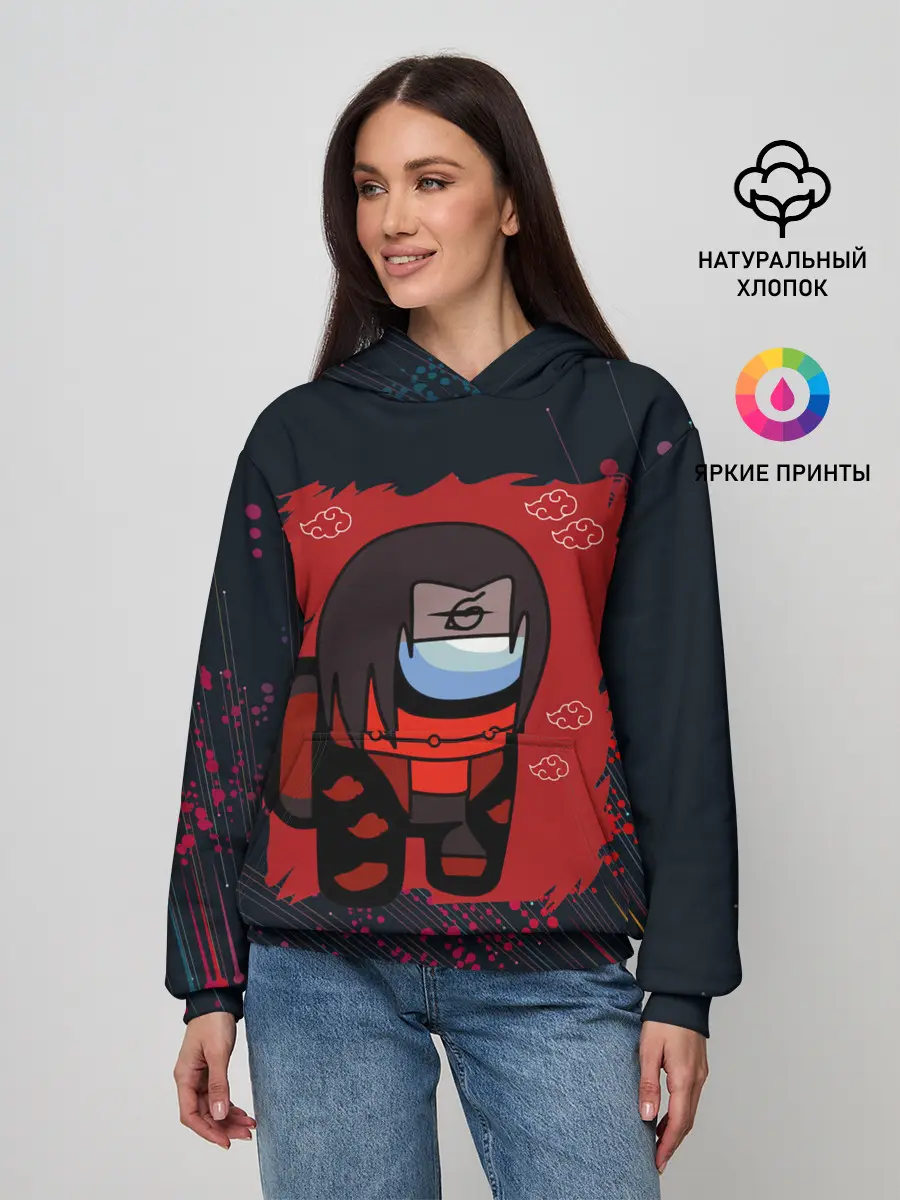 Женское худи / Among Us / Itachi Uchiha.