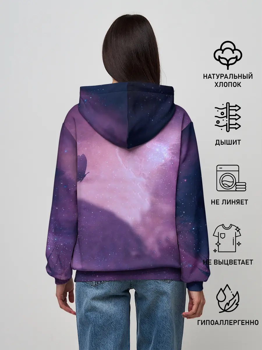 Женское худи / Star Cat