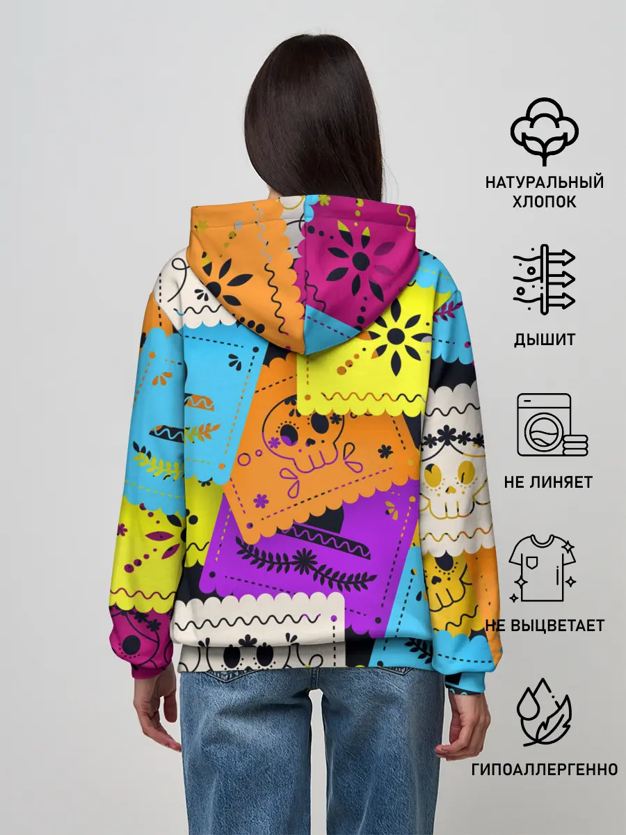 Женское худи / Color pattern