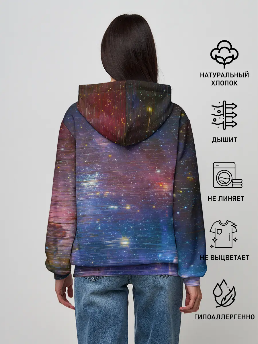 Женское худи / Glitch space