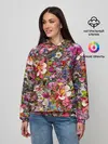 Женское худи / Разные цветы