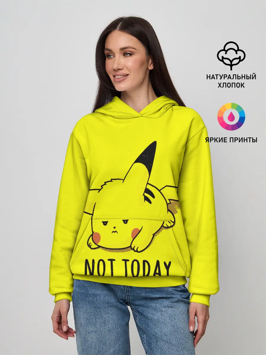 Женское худи / Пикачу лень