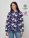 Женское худи / Unicorn pattern