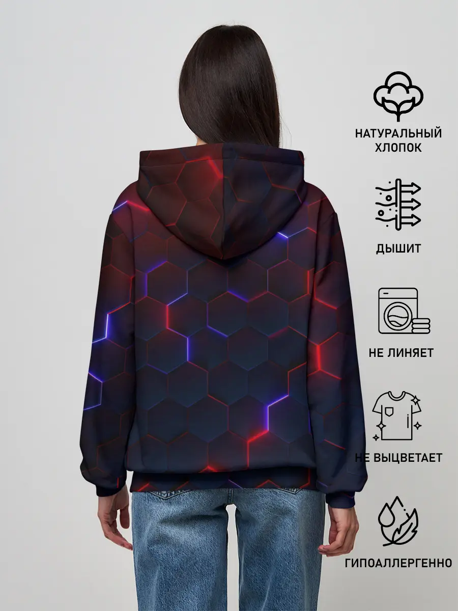 Женское худи / Light Background