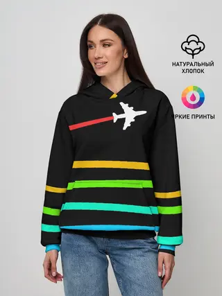 Женское худи / В небо