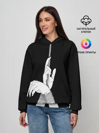 Женское худи / Связанные руки эстетика