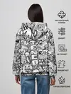 Женское худи / Doodle граффити