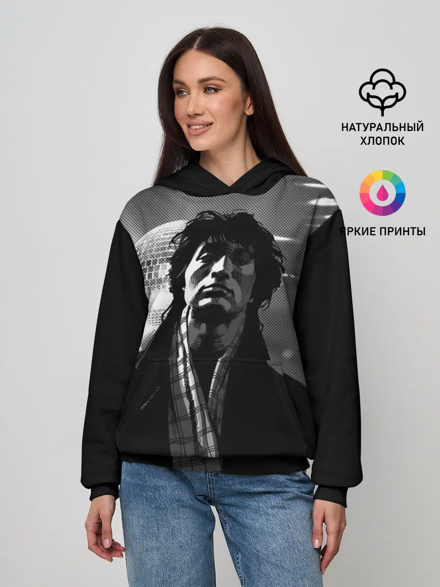 Женское худи / ВИКТОР ЦОЙ