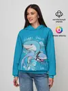Женское худи / Dady Shark