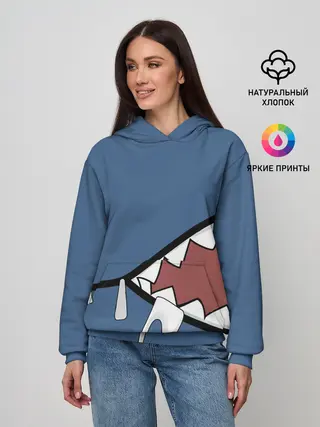 Женское худи / Акула gawr gura