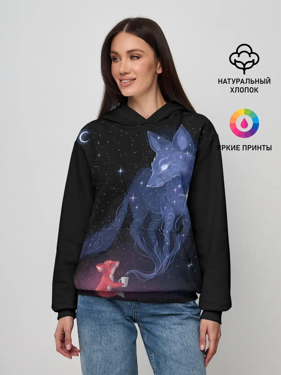 Женское худи / Лиса и ее дух