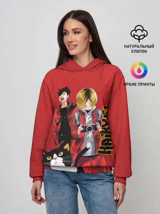 Женское худи / Haikyuu Тобио Кагэяма
