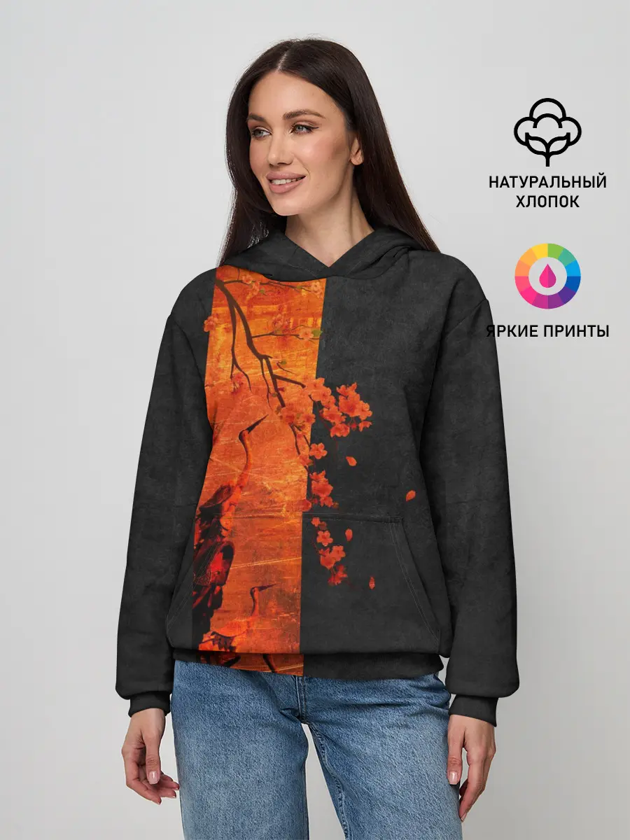 Женское худи / ЦАПЛЯ