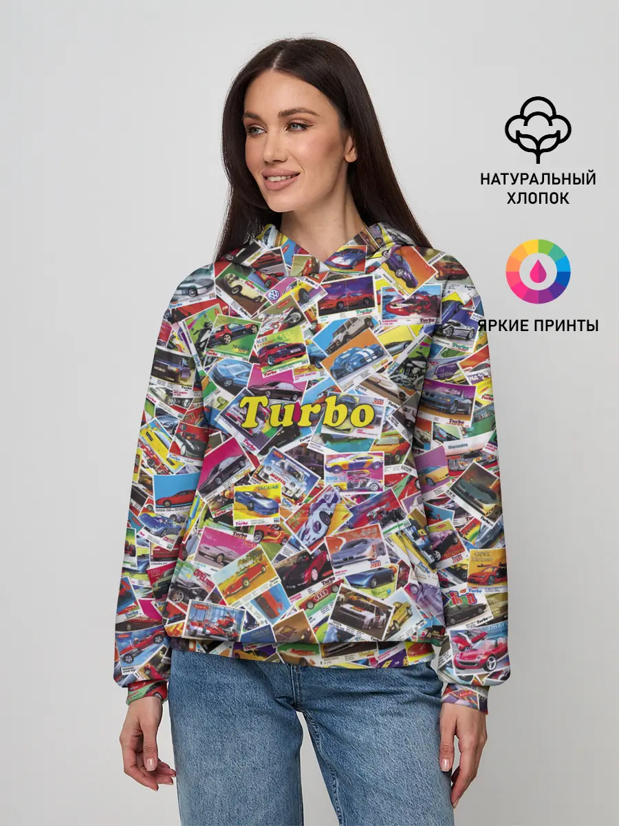 Женское худи / Коллекция вкладышей Turbo