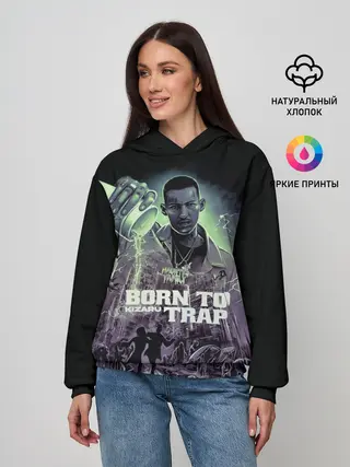 Женское худи / KIZARU BORN TO TRAP