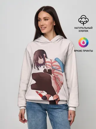 Женское худи / Обычная девушка