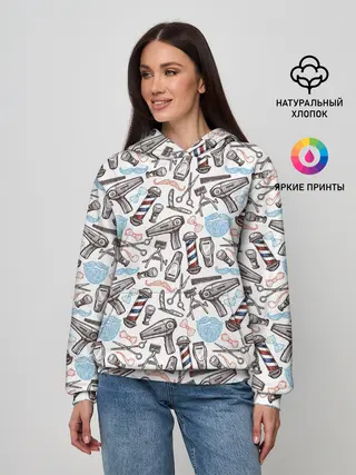 Женское худи / Барбершоп