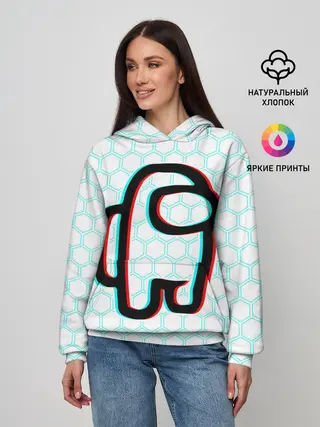 Женское худи / AMONG US / АМОНГ АС