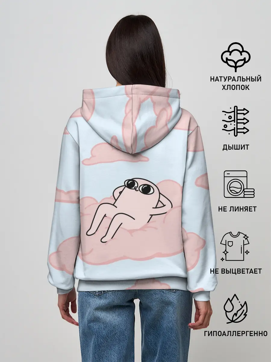 Женское худи / мем